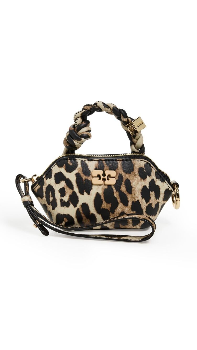 7908 Bou Bag, Leopard, Brown, Print, One Size